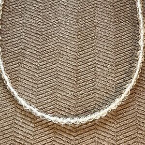 Elegant Clear Quartz Beaded Necklace - NEW!